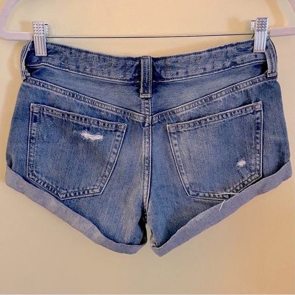 Free People - Romeo Rolled Cut Off Denim Shorts - Picture 6 of 6